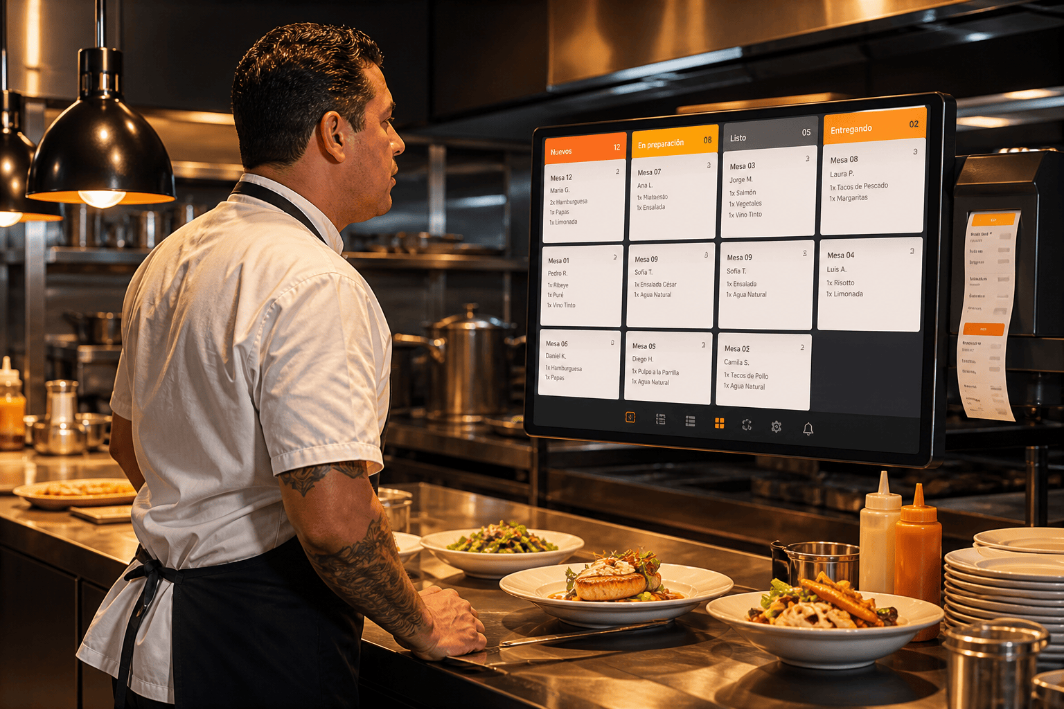 Comandas directas a cocina